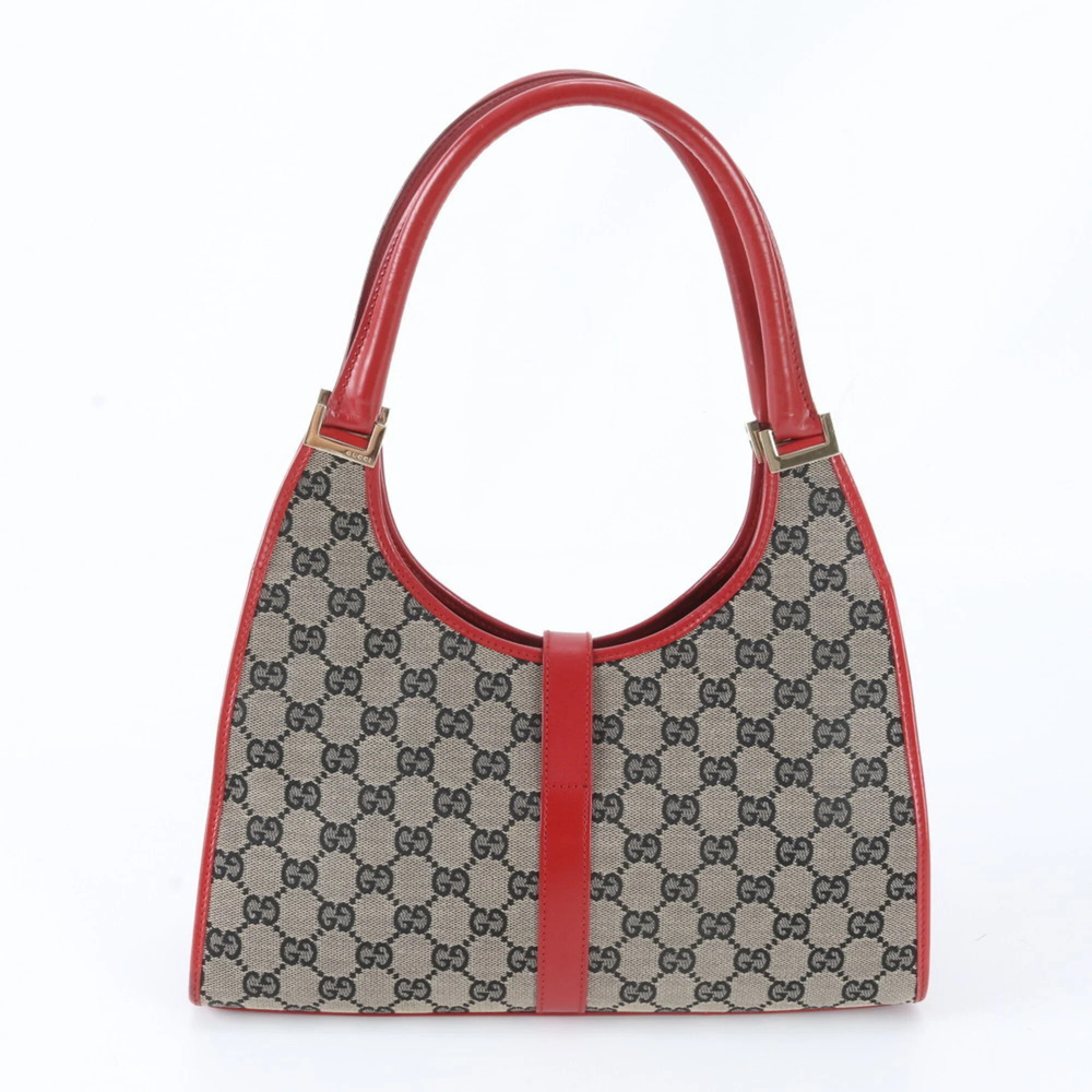 GUCCI Cream Leather Jackie Tote Bag - Picture 3 of 11